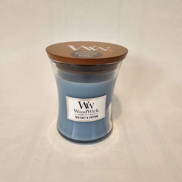 Woodwick Candle Sea Salt Cotton Medium